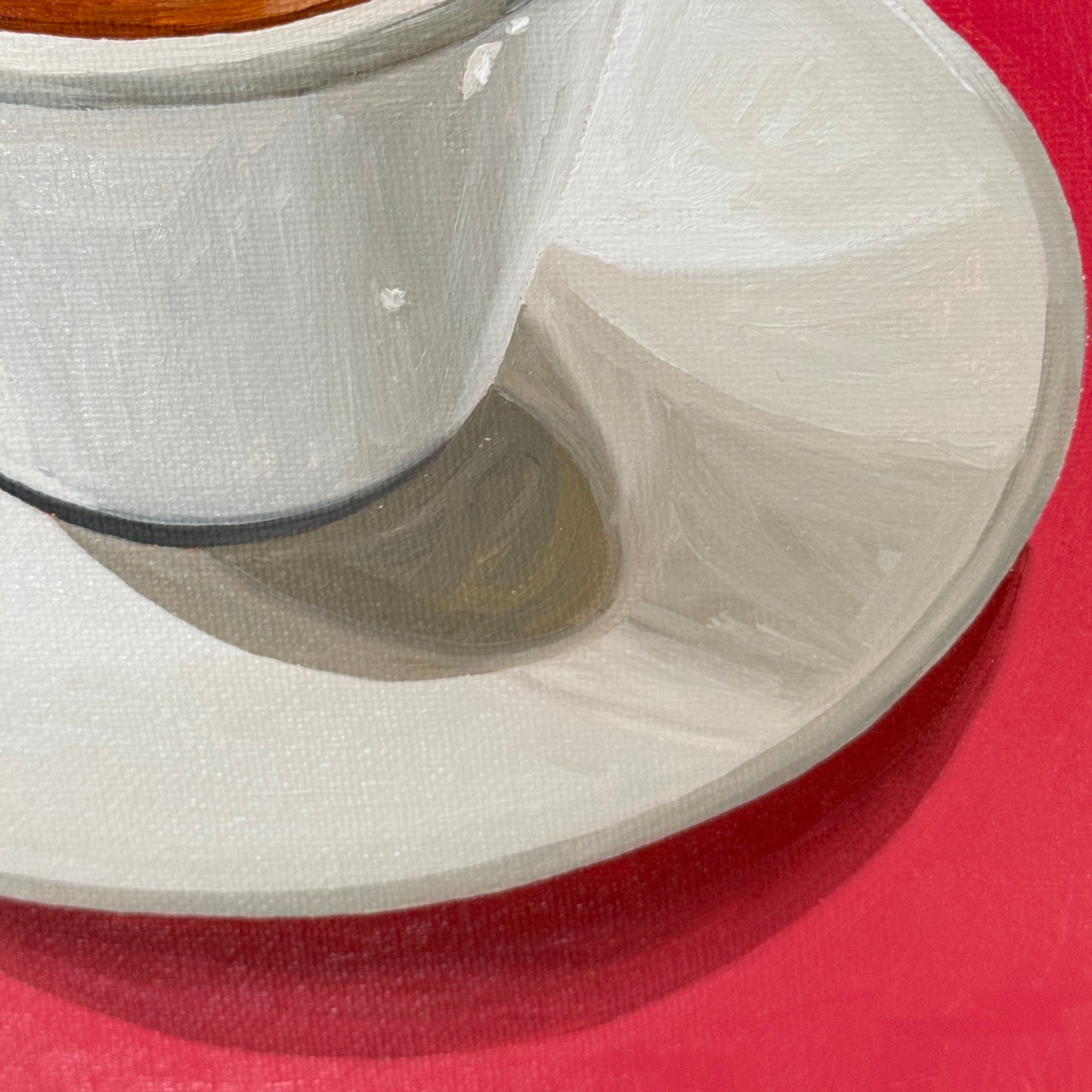 Espresso on Raspberry Pink