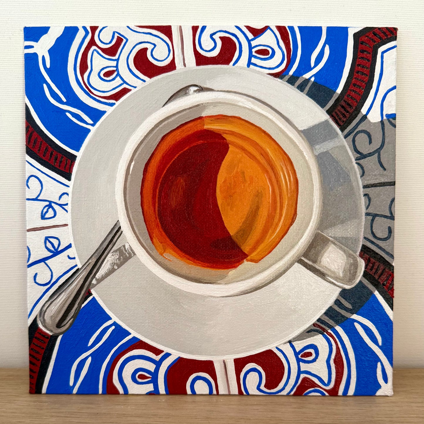 Espresso on tiles - Reserved for auction