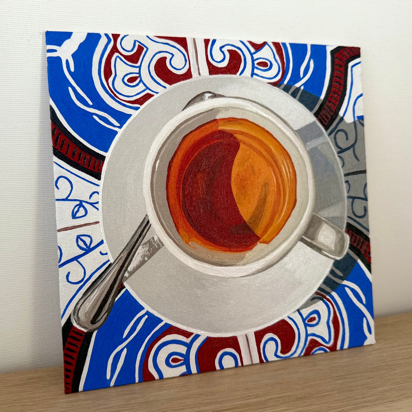 Espresso on tiles - Reserved for auction