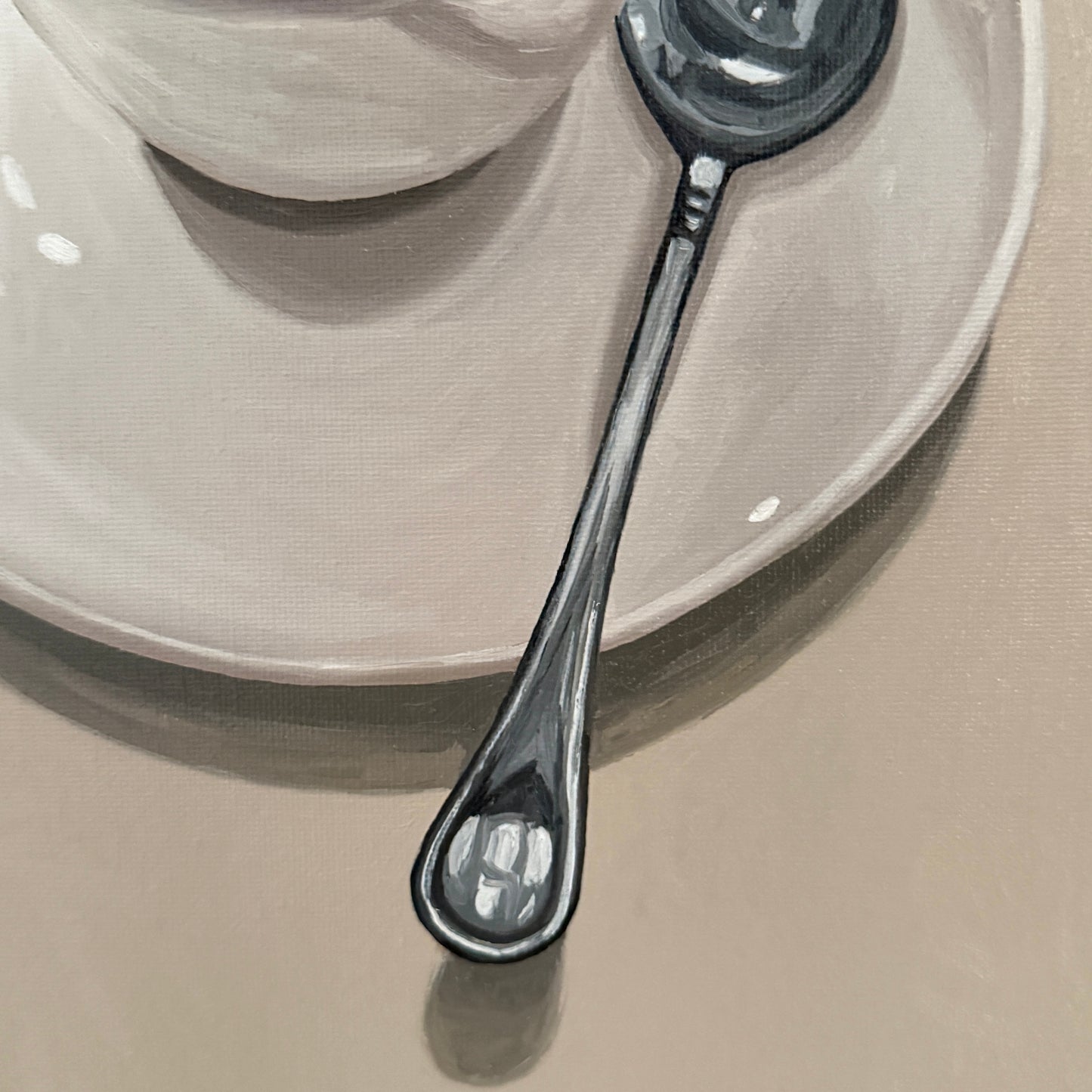 Espresso on Greige