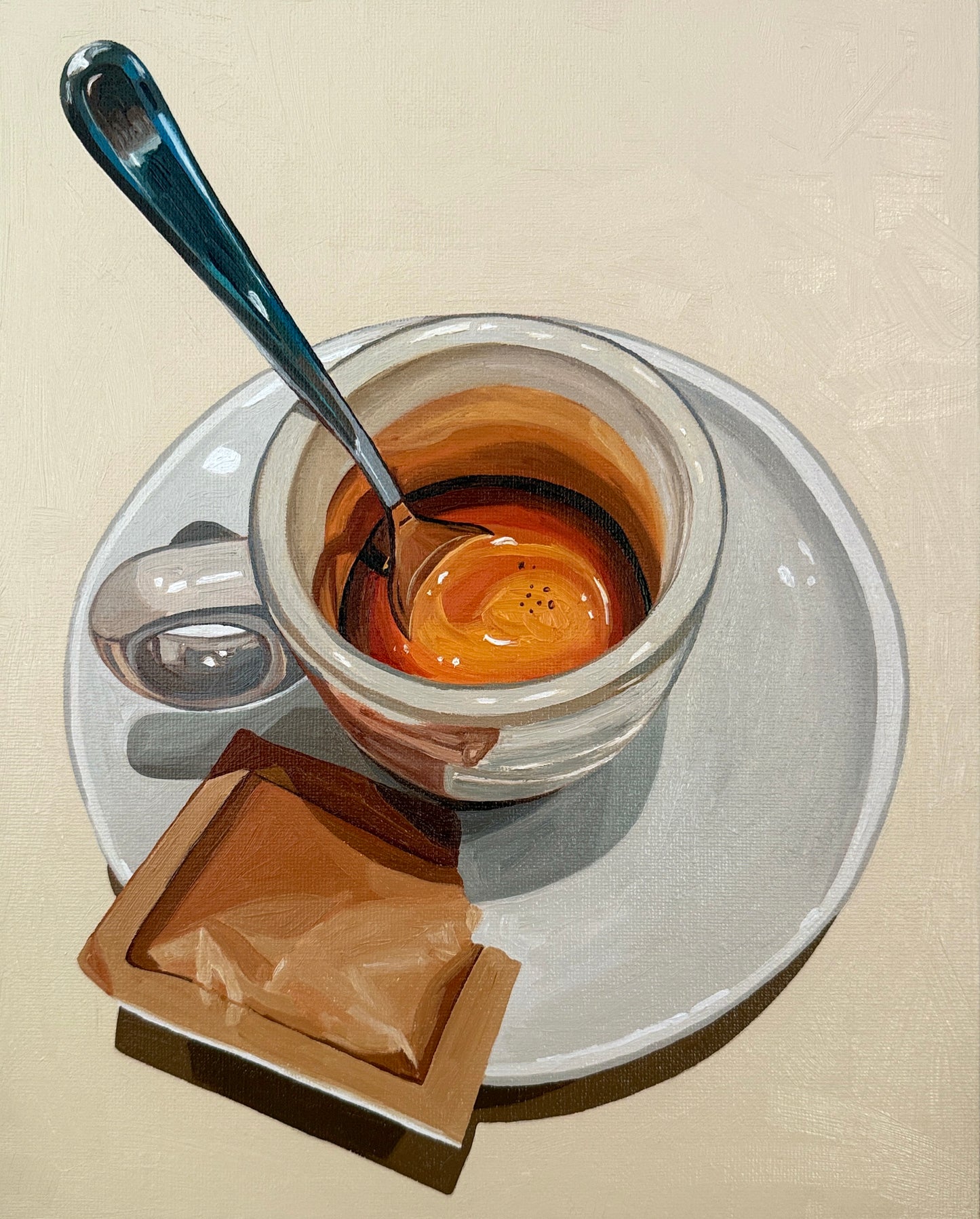 Espresso on beige 2
