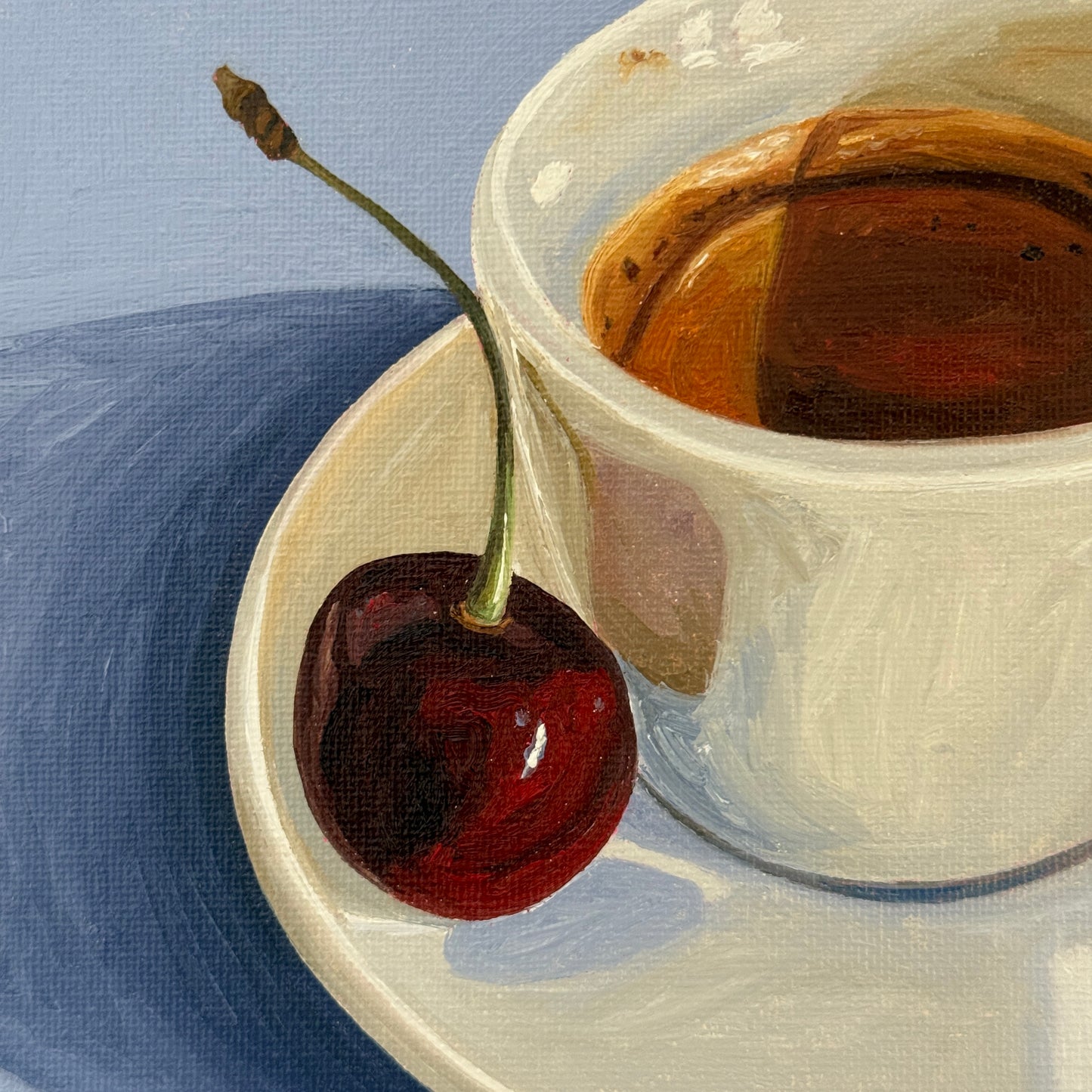Espresso on Lavender - Reserved for auction