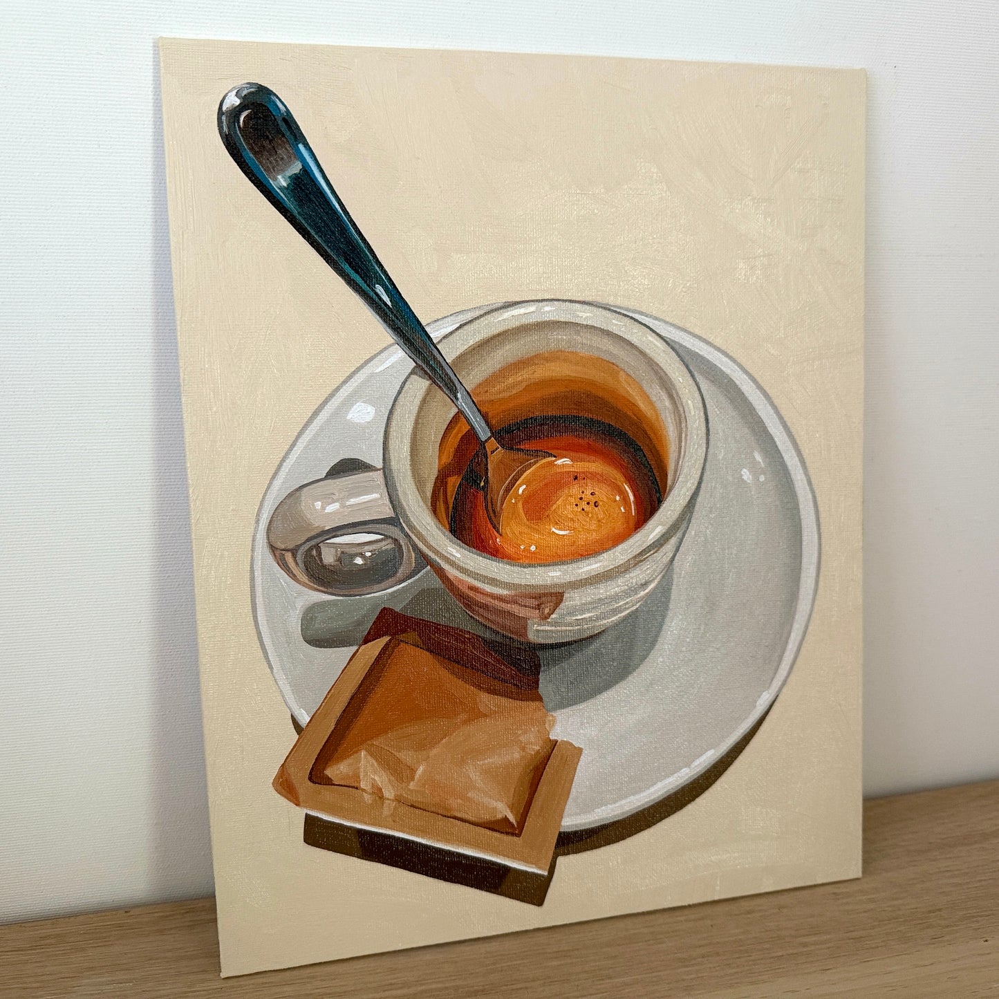Espresso on beige 2