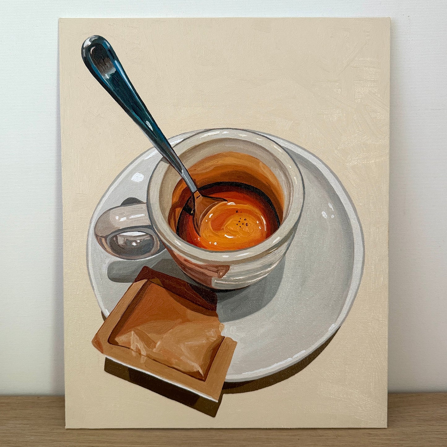 Espresso on beige 2