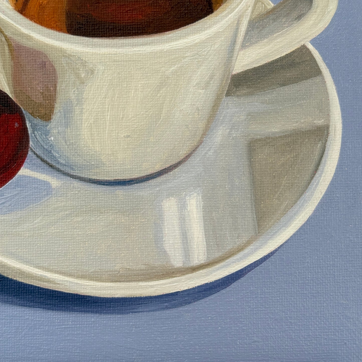 Espresso on Lavender - Reserved for auction