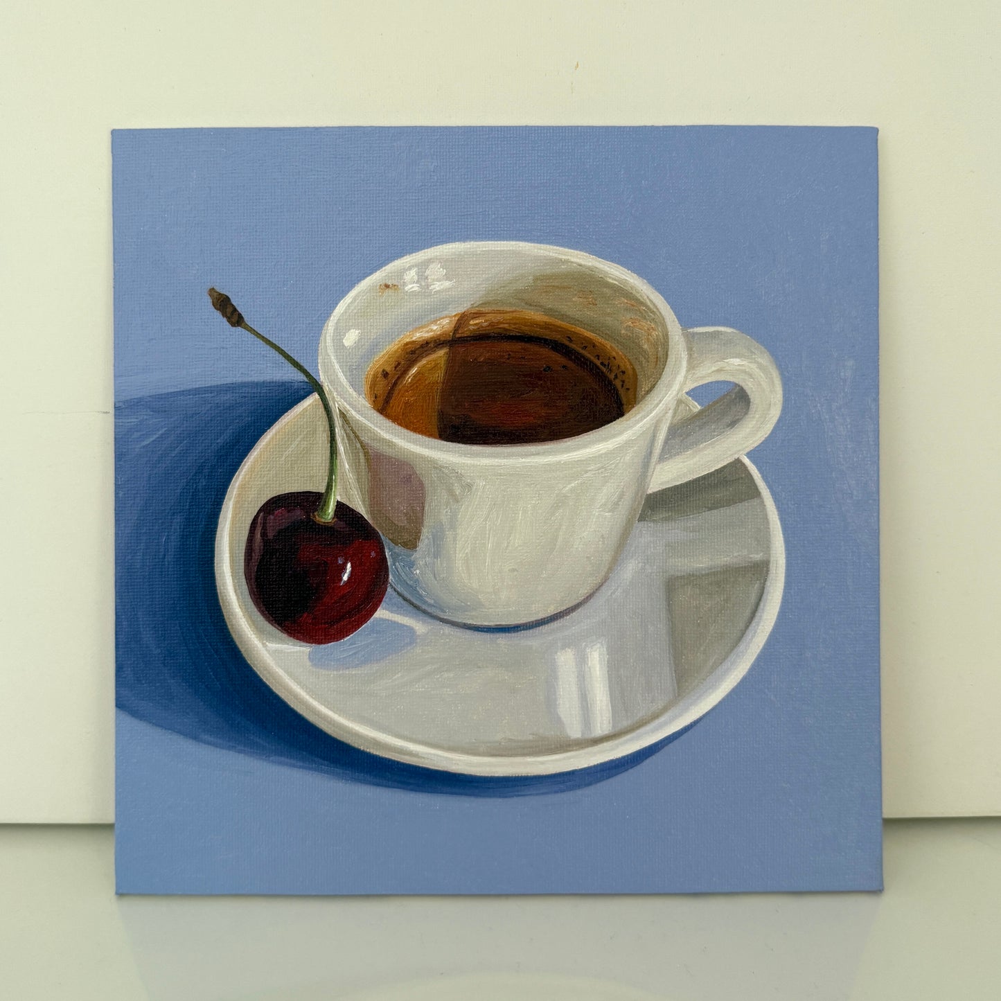 Espresso on Lavender - Reserved for auction
