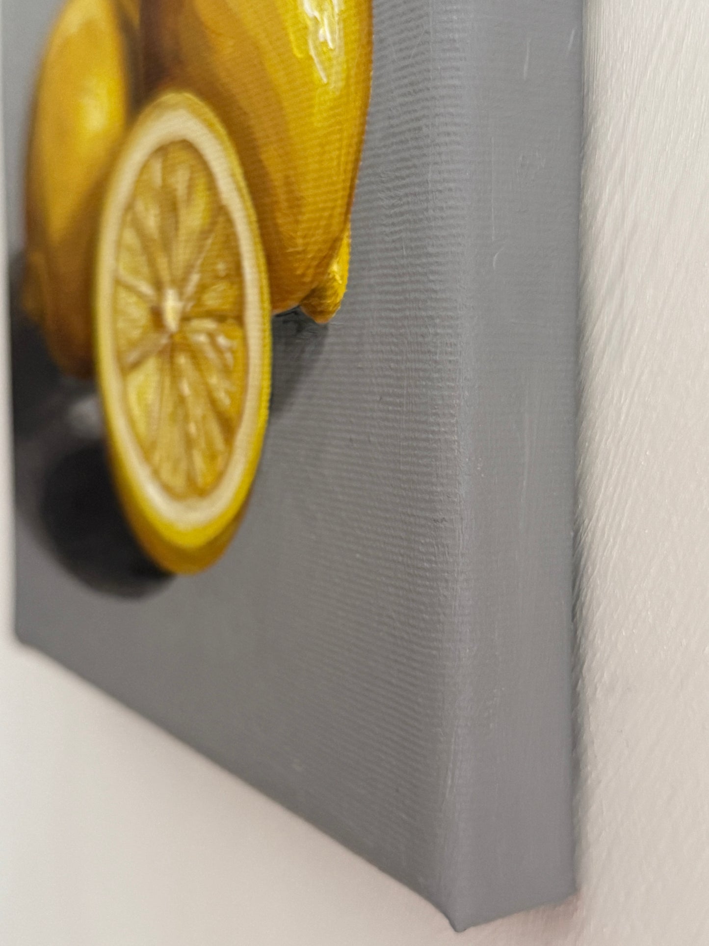 Lemons on Grey - Reserved