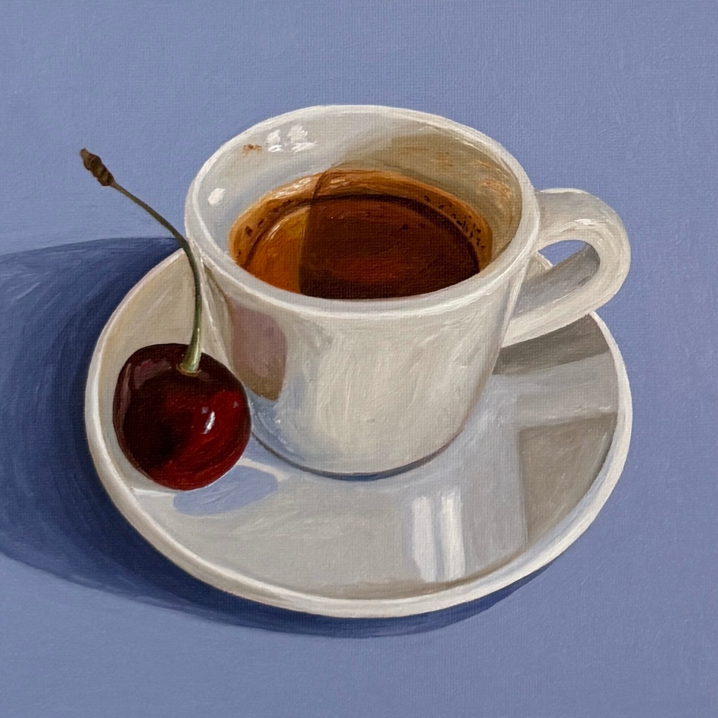 Espresso on Lavender - Reserved for auction