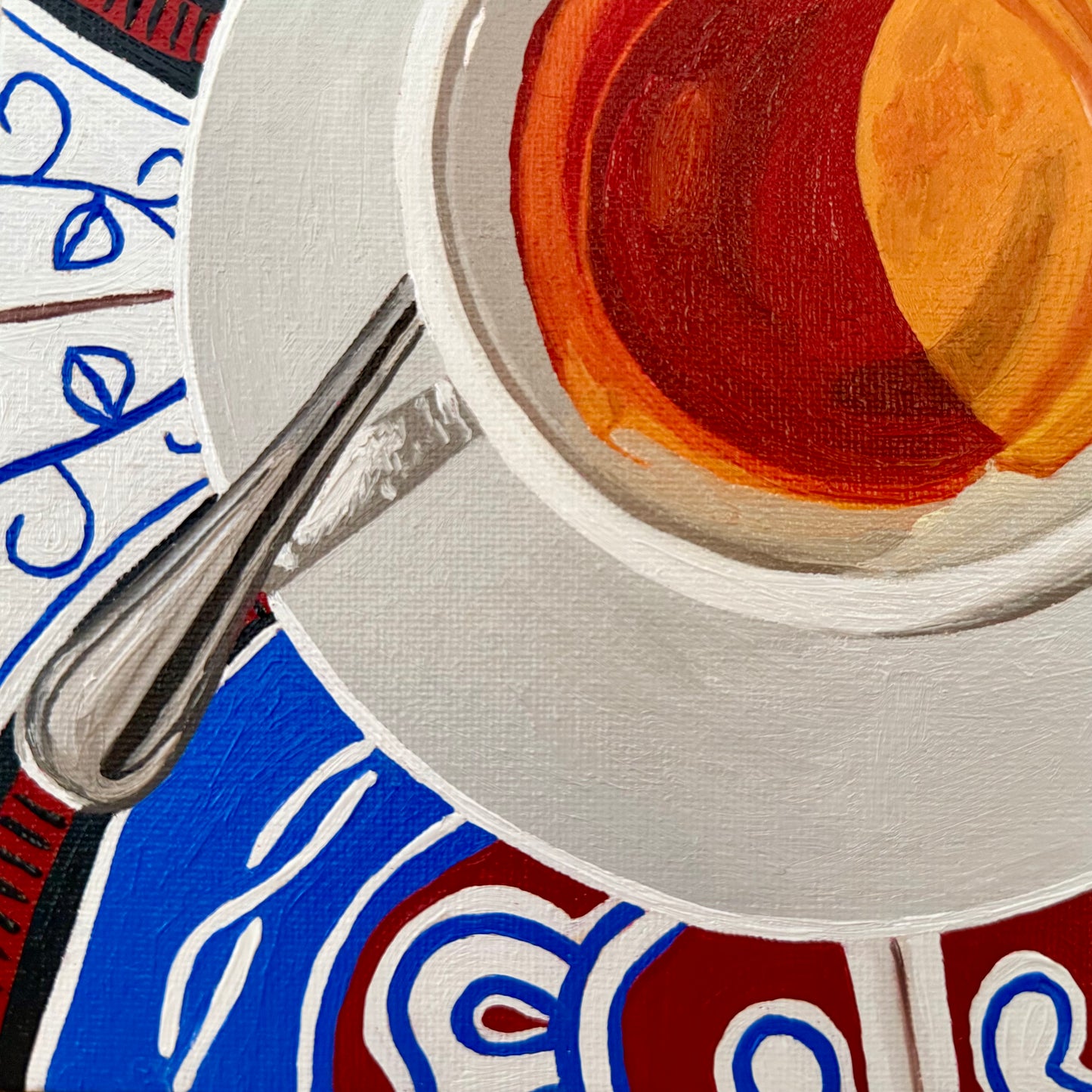 Espresso on tiles - Reserved for auction