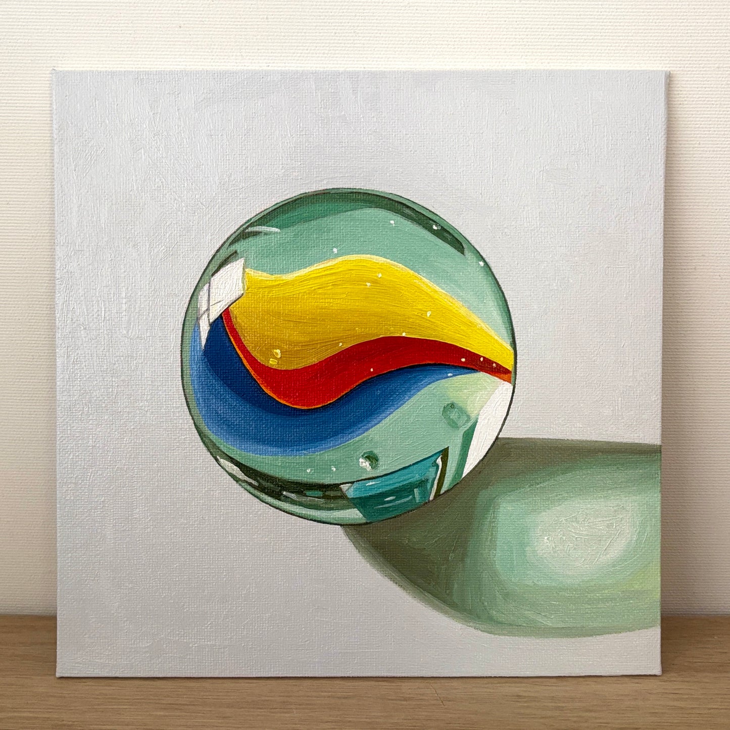 Marble on gray - Reserved for auction