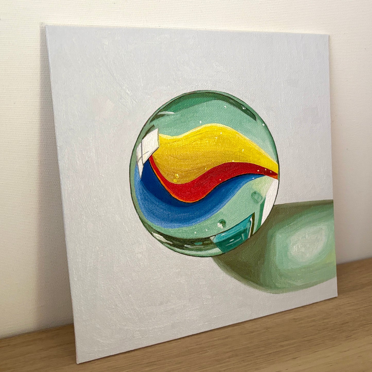 Marble on gray - Reserved for auction