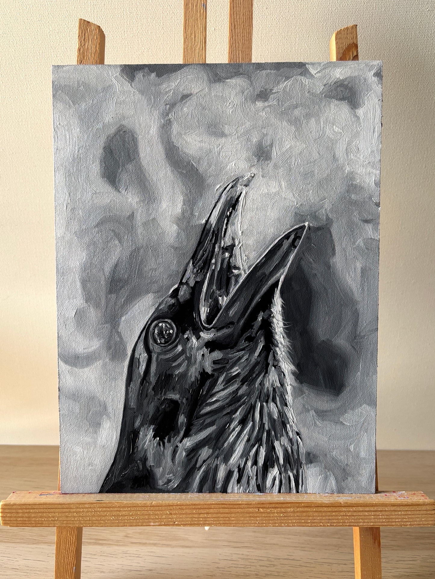 Raven - Black and white