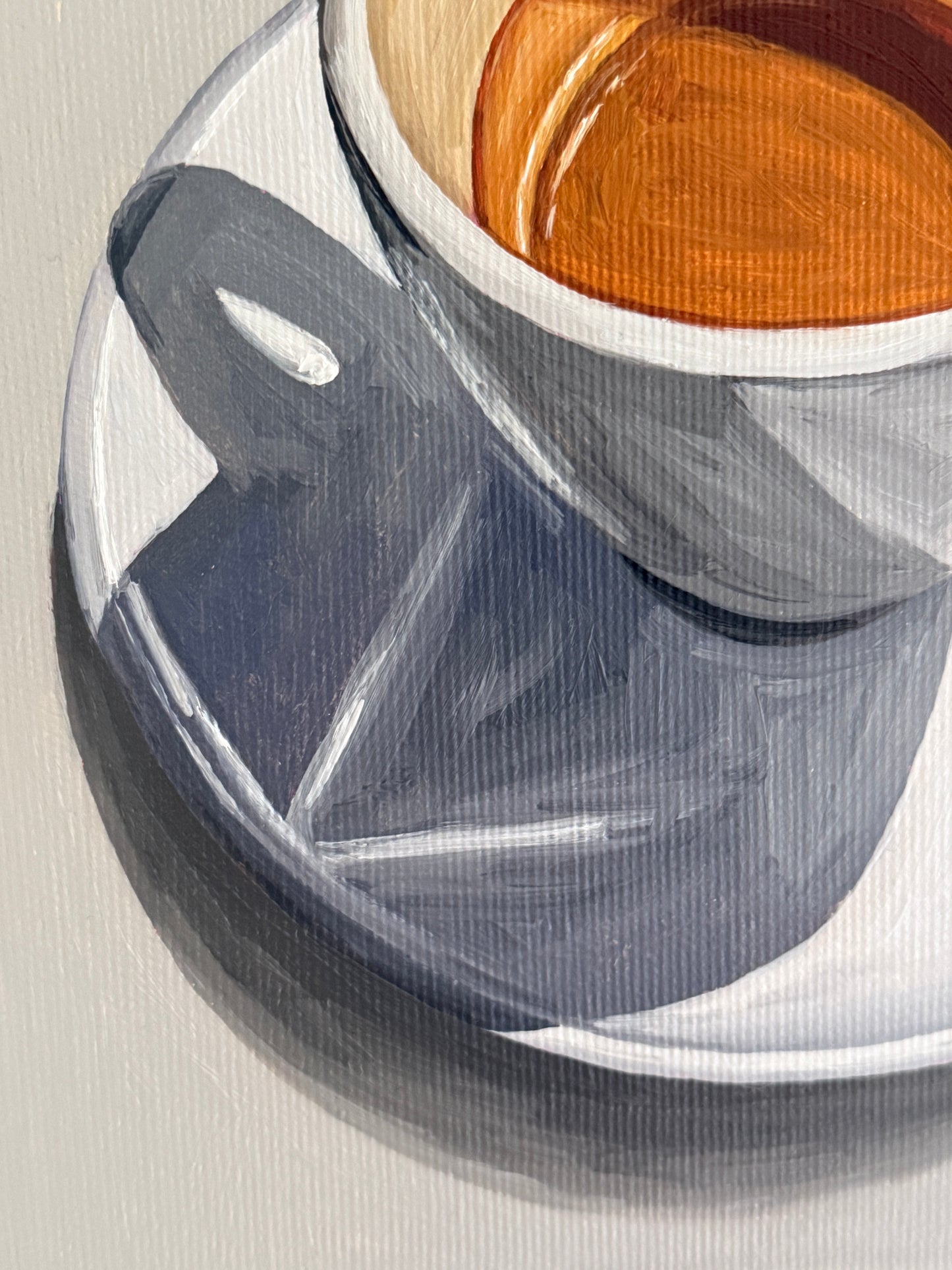 Espresso on Warm Grey