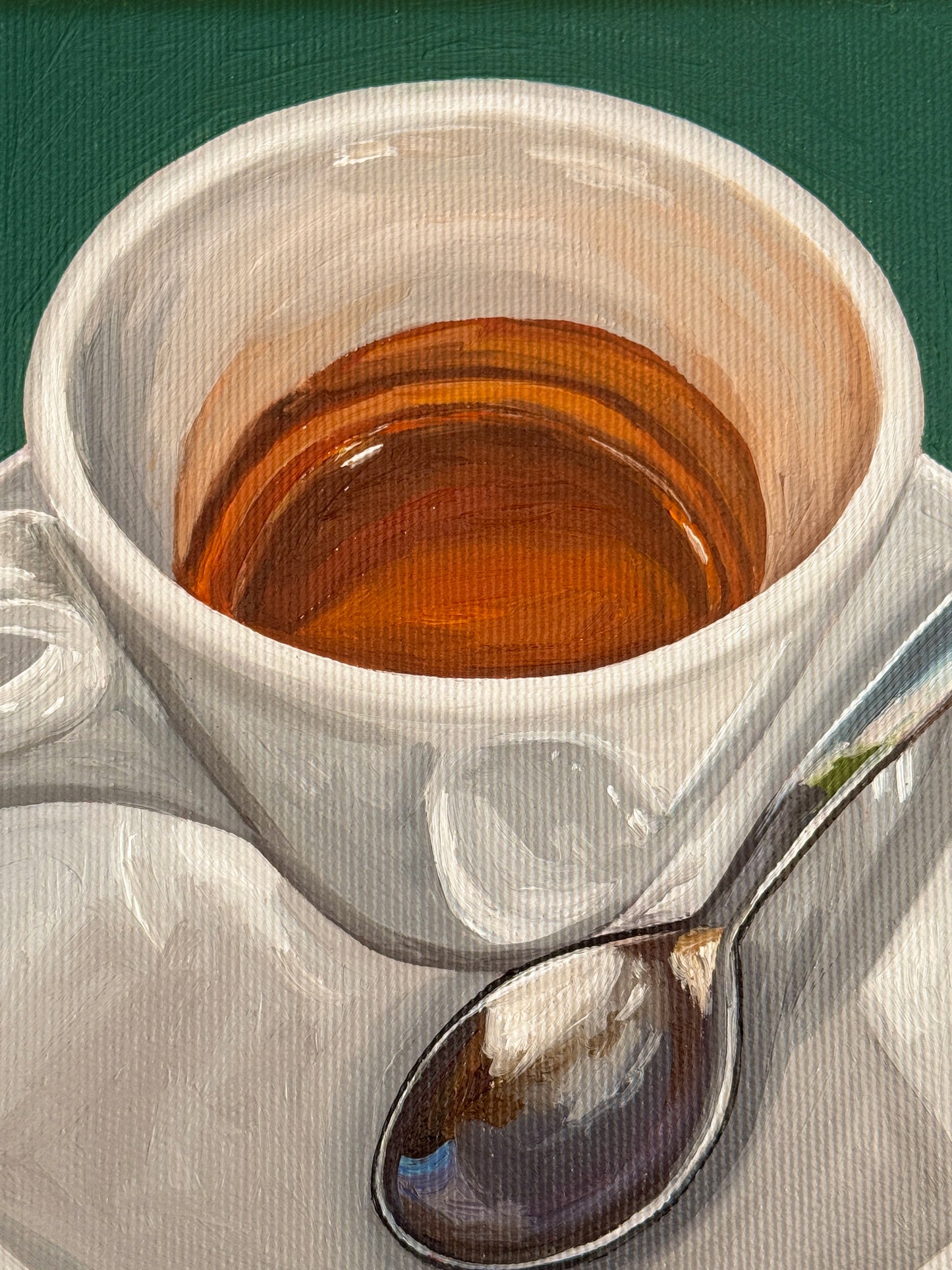 Espresso on Forest Green