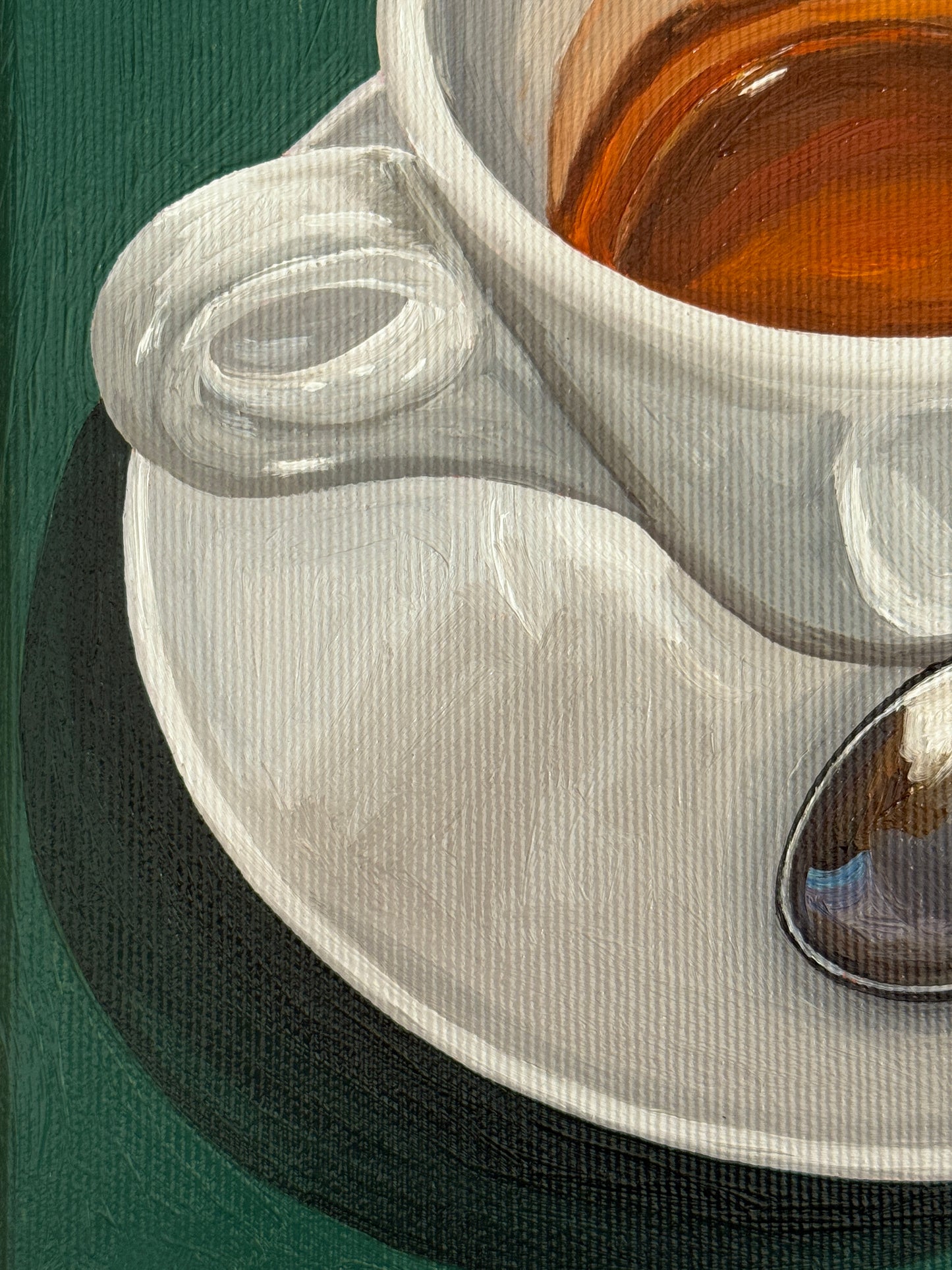 Espresso on Forest Green