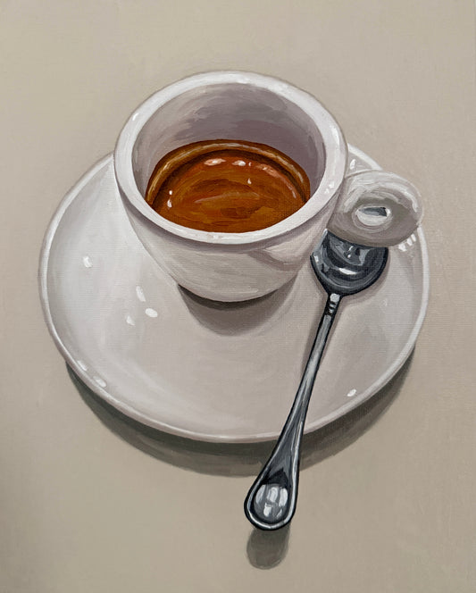 Espresso on Greige