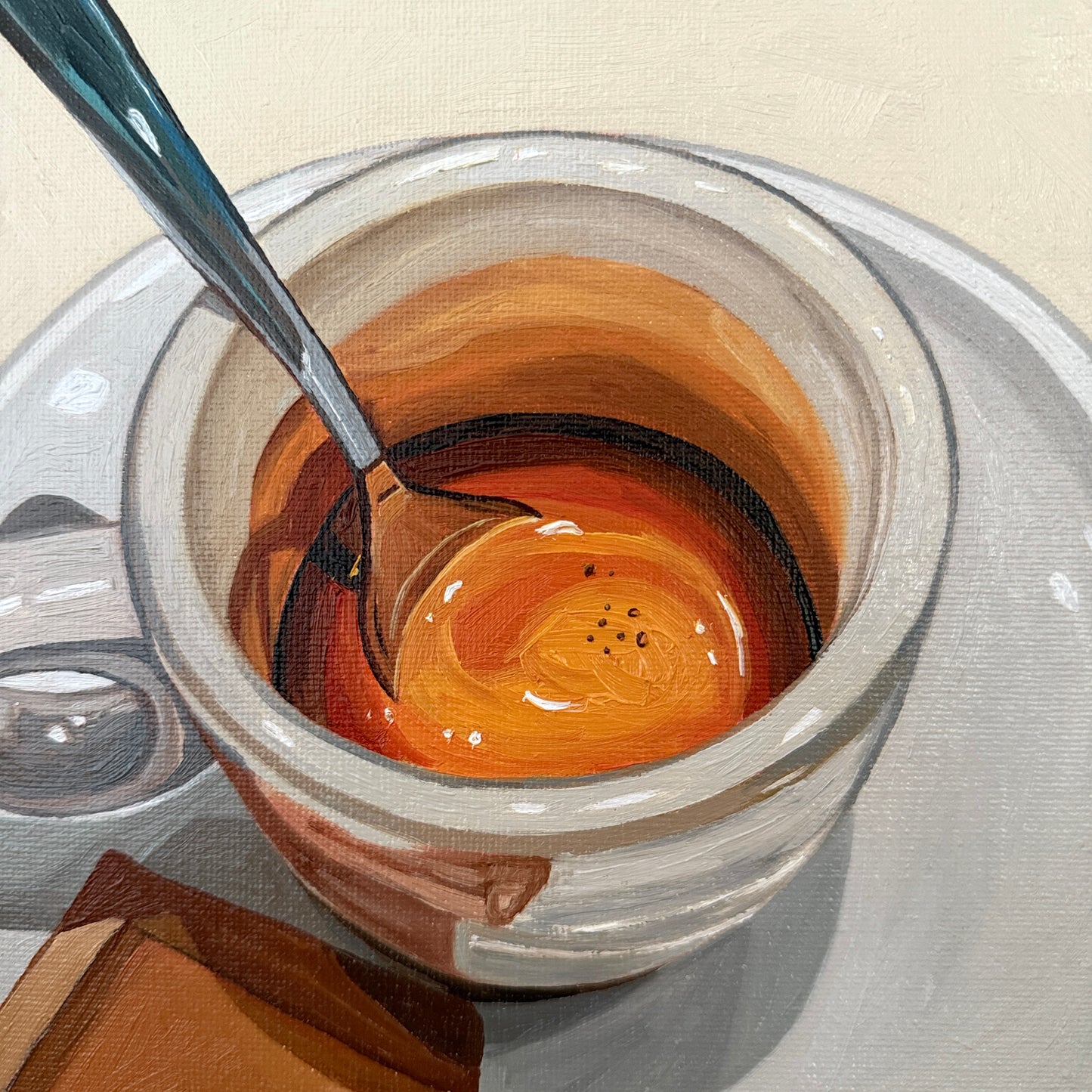 Espresso on beige 2