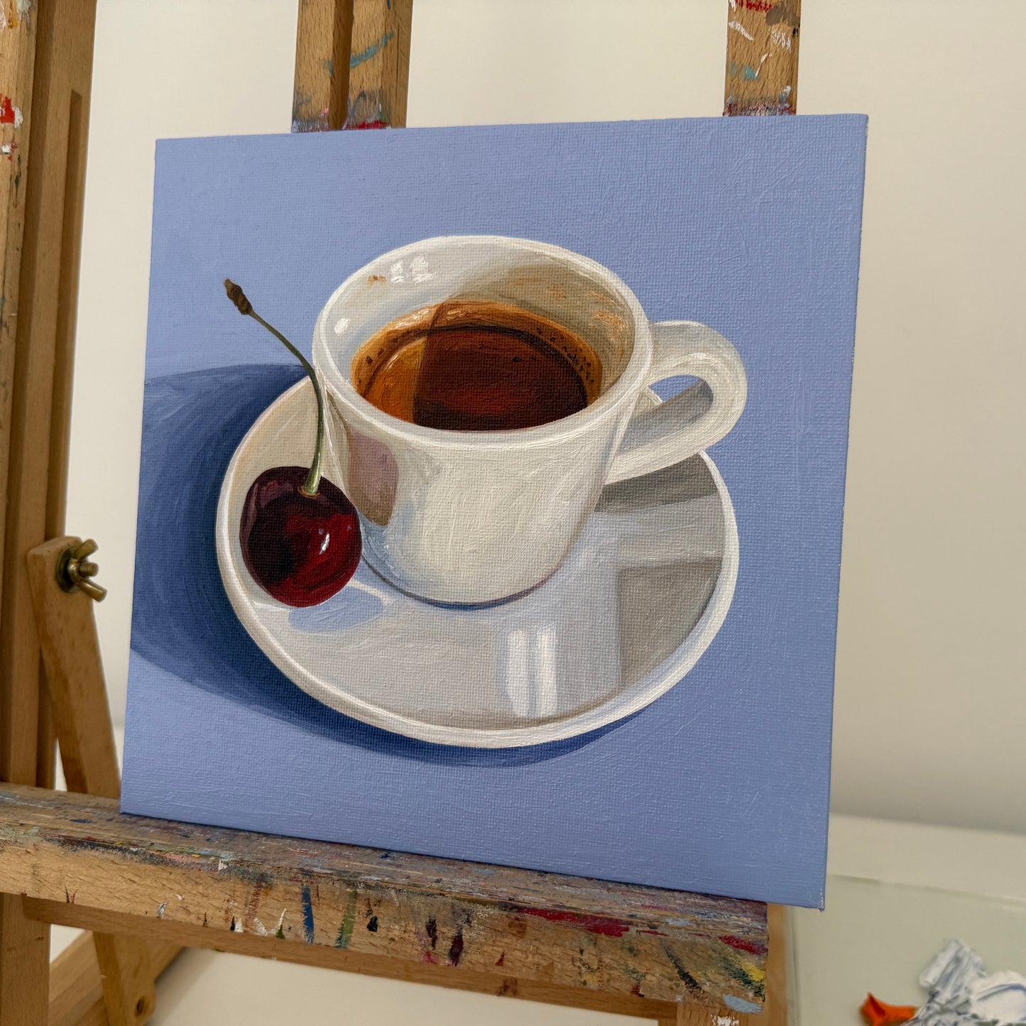 Espresso on Lavender - Reserved for auction