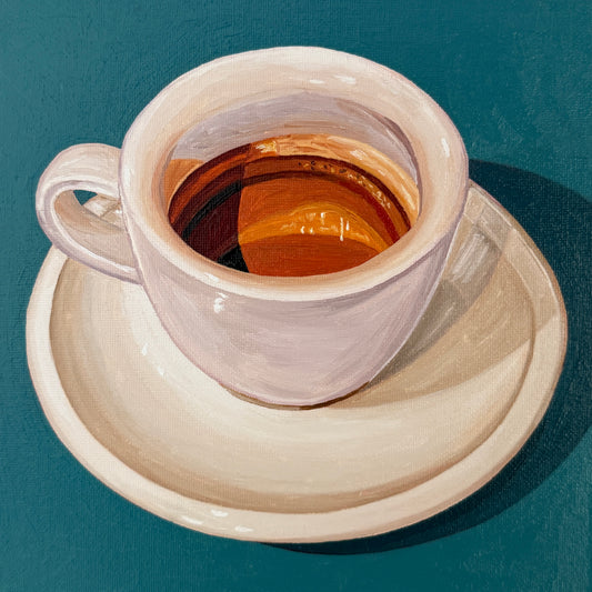 Espresso on Viridian Teal