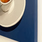Espresso on Slate Blue