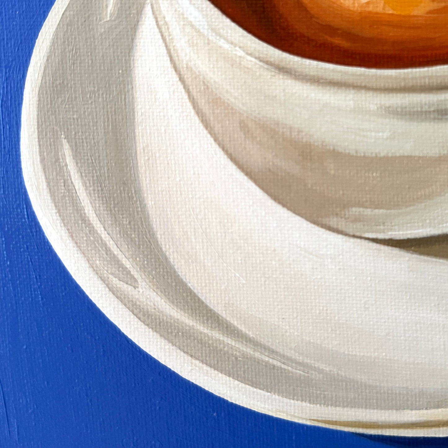 Espresso on Cobalt Blue