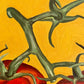 Quirky Tomatoes on Mustard Yellow