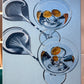 Martinis on Blue - 70x90 cm