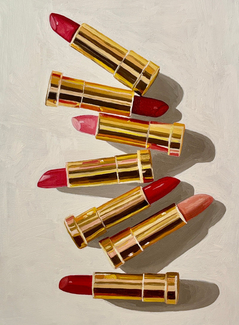 Golden lipsticks