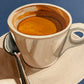 Espresso on Azure Blue