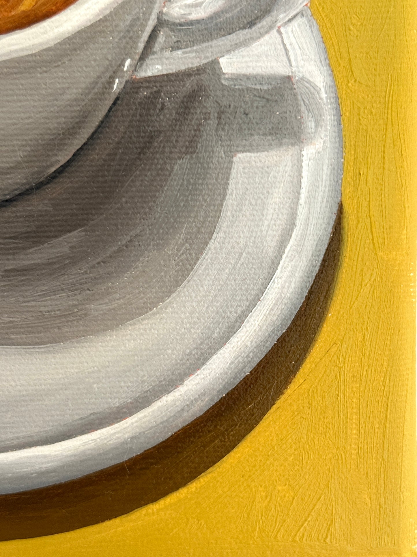 Espresso on Pyrite Yellow - Reserved
