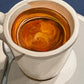 Espresso on Slate Blue