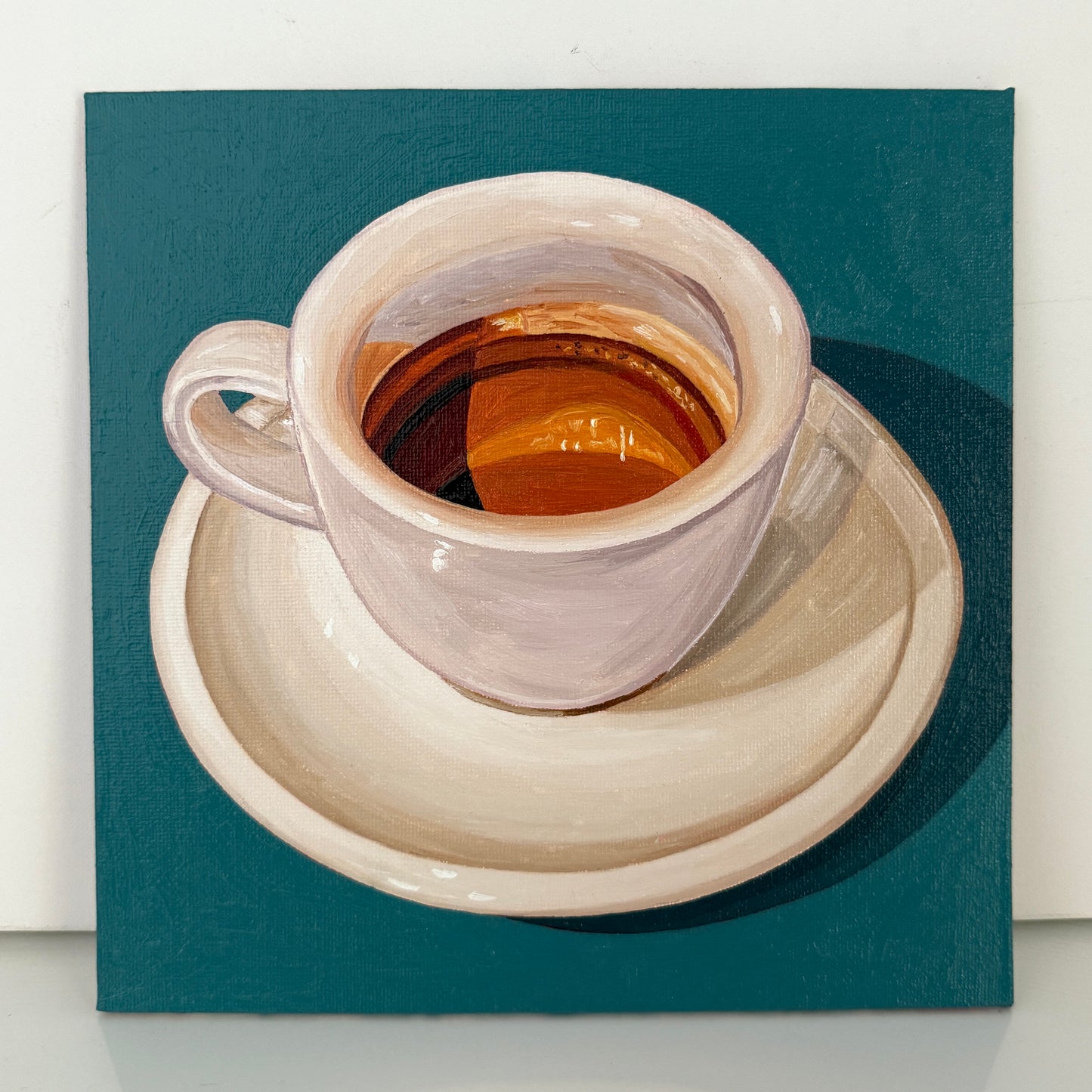 Espresso on Viridian Teal