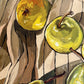 Pears on Linen