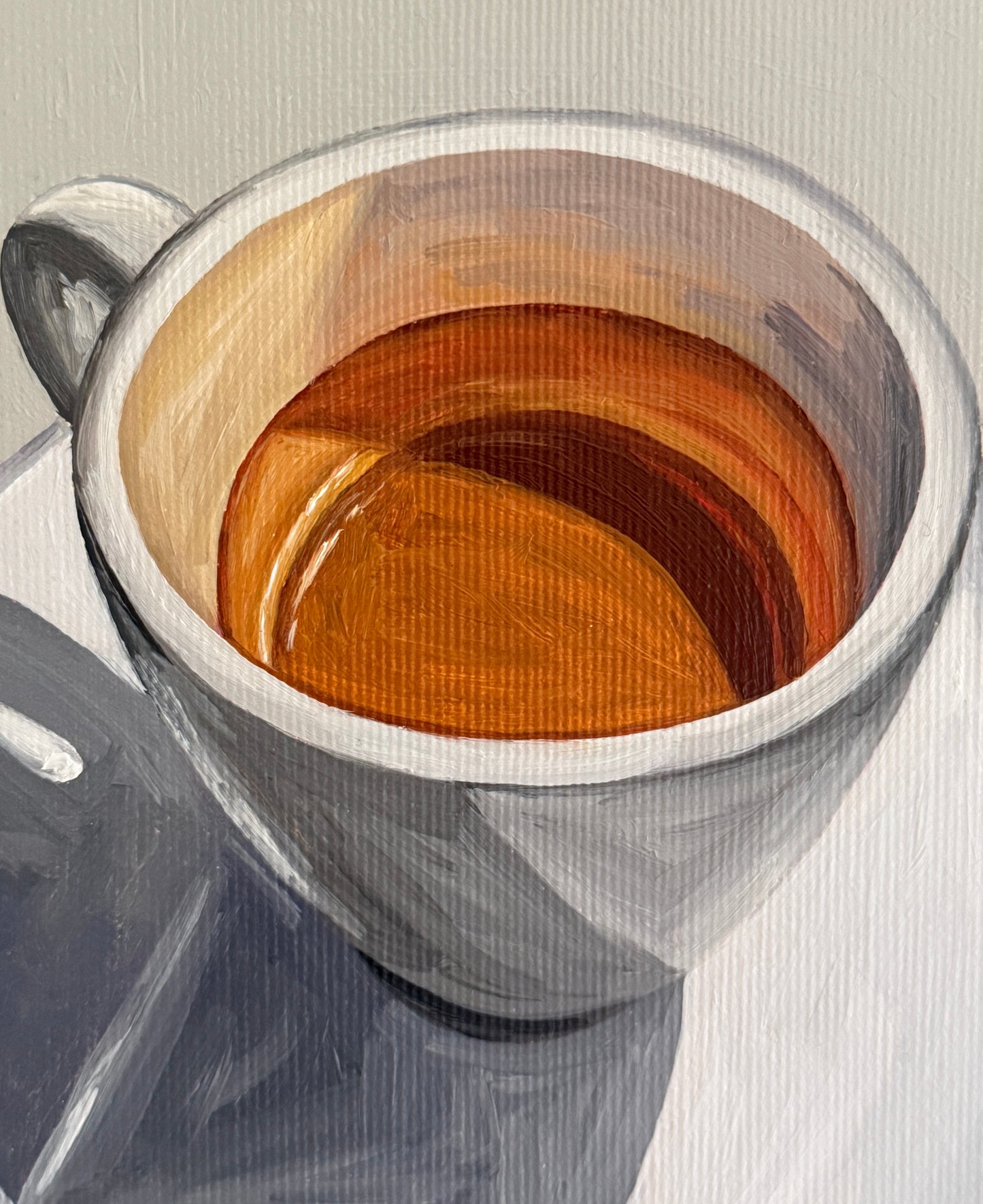Espresso on Warm Grey