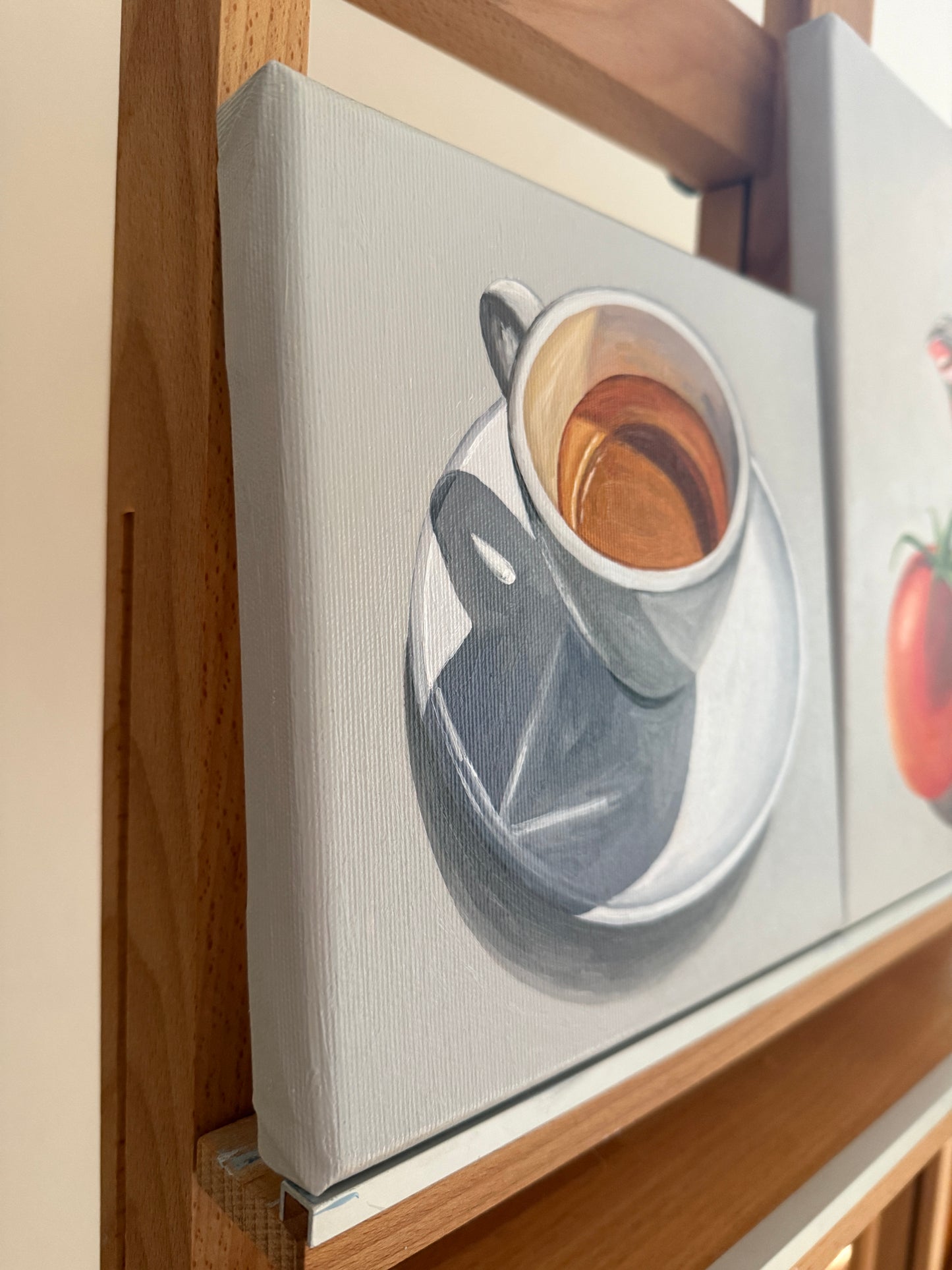 Espresso on Warm Grey