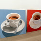 Espresso on blue - Reserved for auction