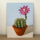 Blooming cactus