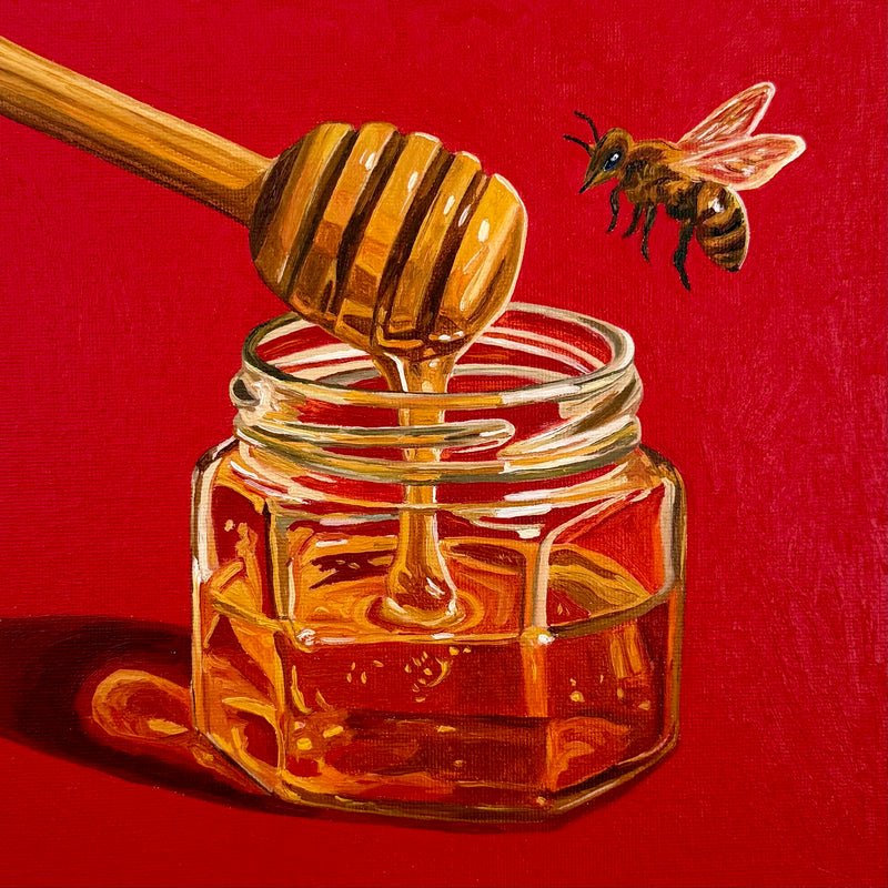 Honey and bee