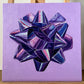 Purple Star Wrapping Bow