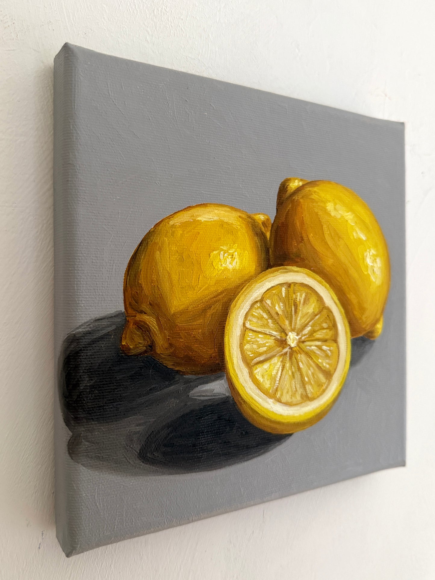 Lemons on Grey - Reserved