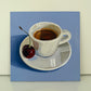 Espresso on Lavender - Reserved for auction