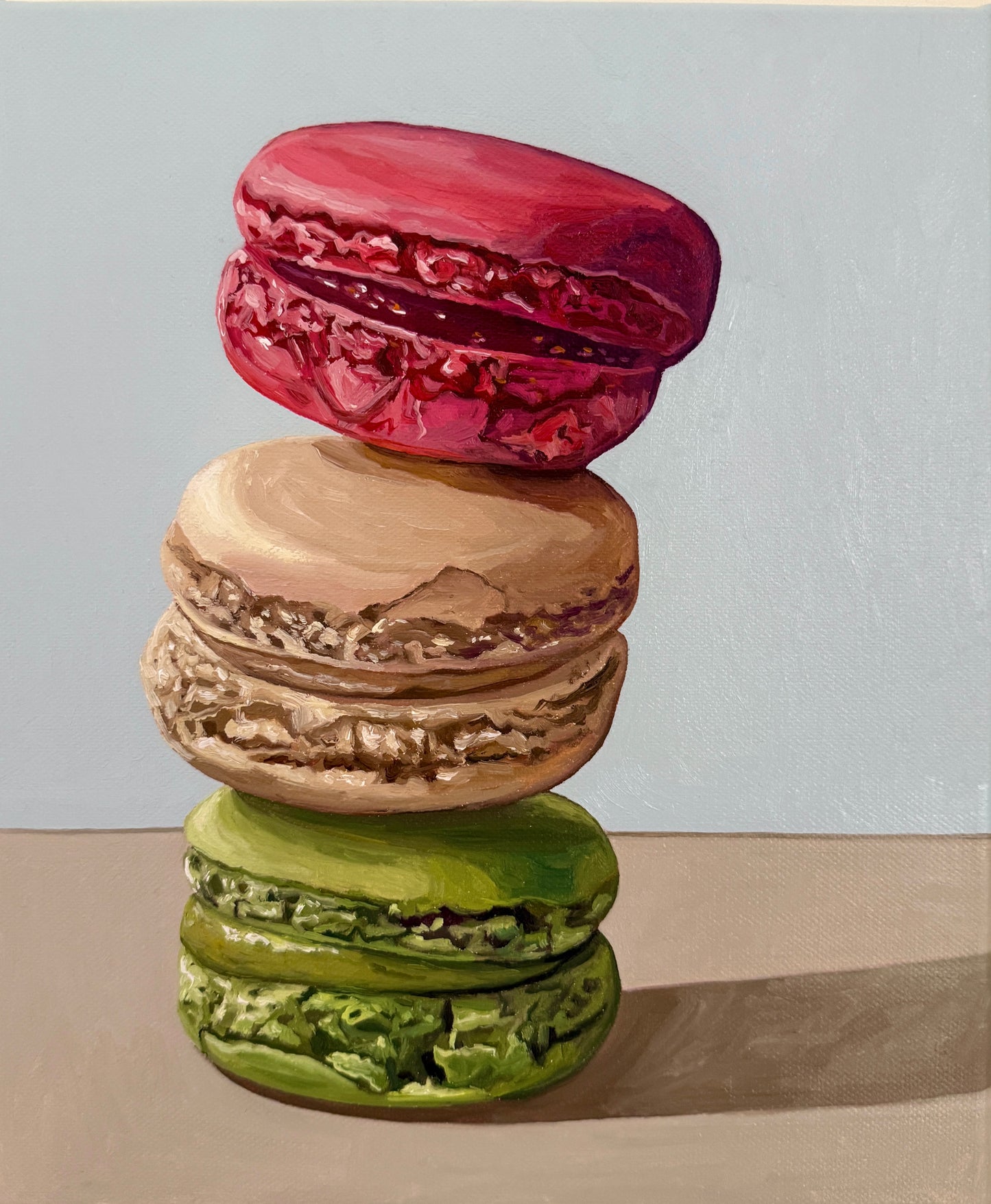 Three Macarons in Balance