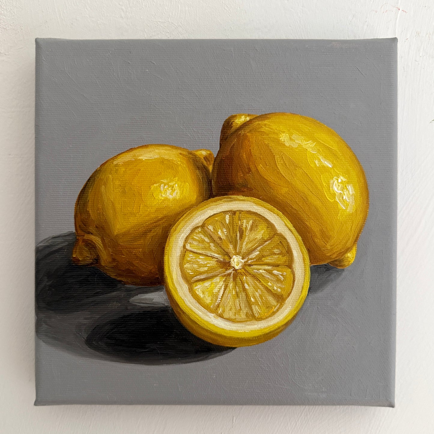 Lemons on Grey - Reserved