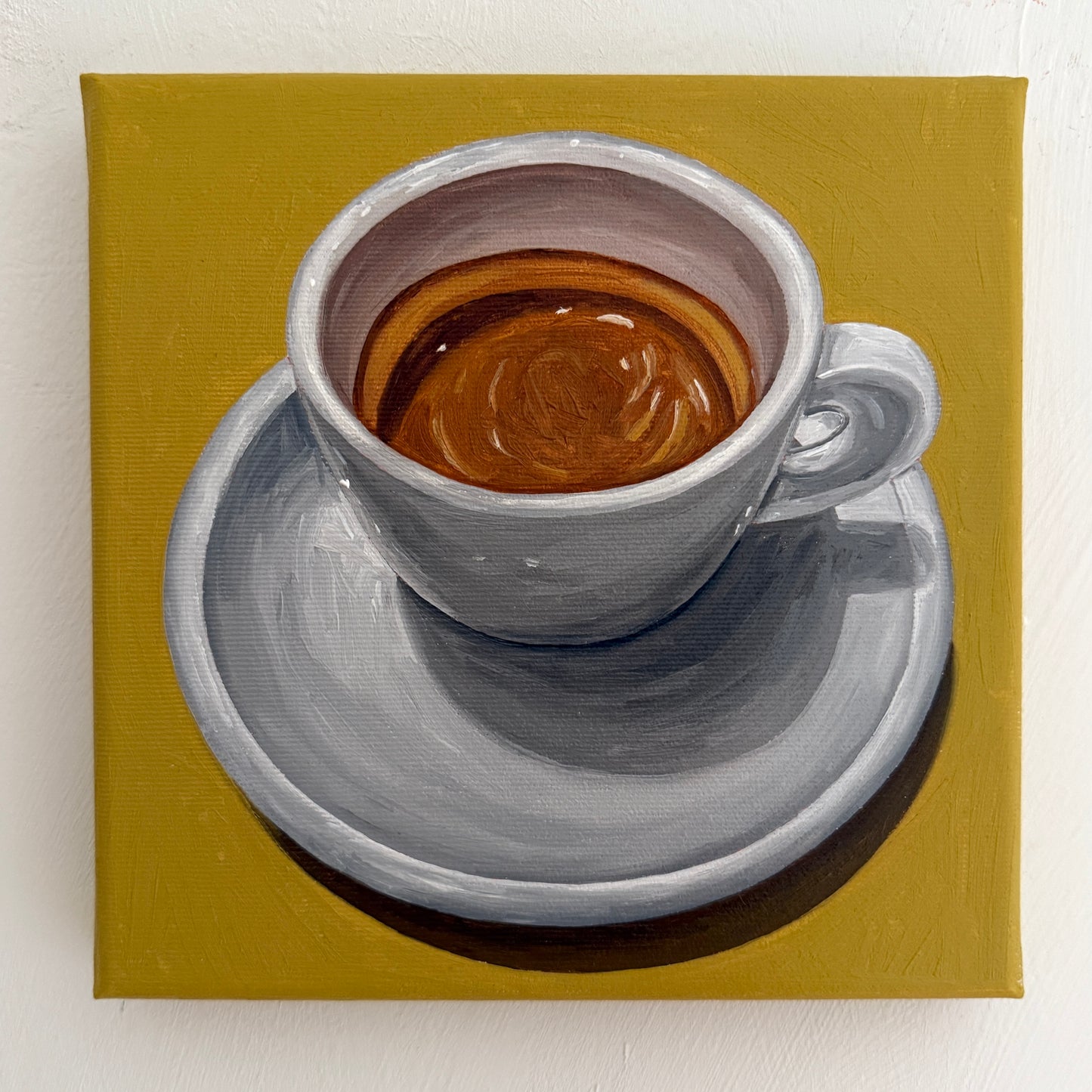 Espresso on Pyrite Yellow - Reserved