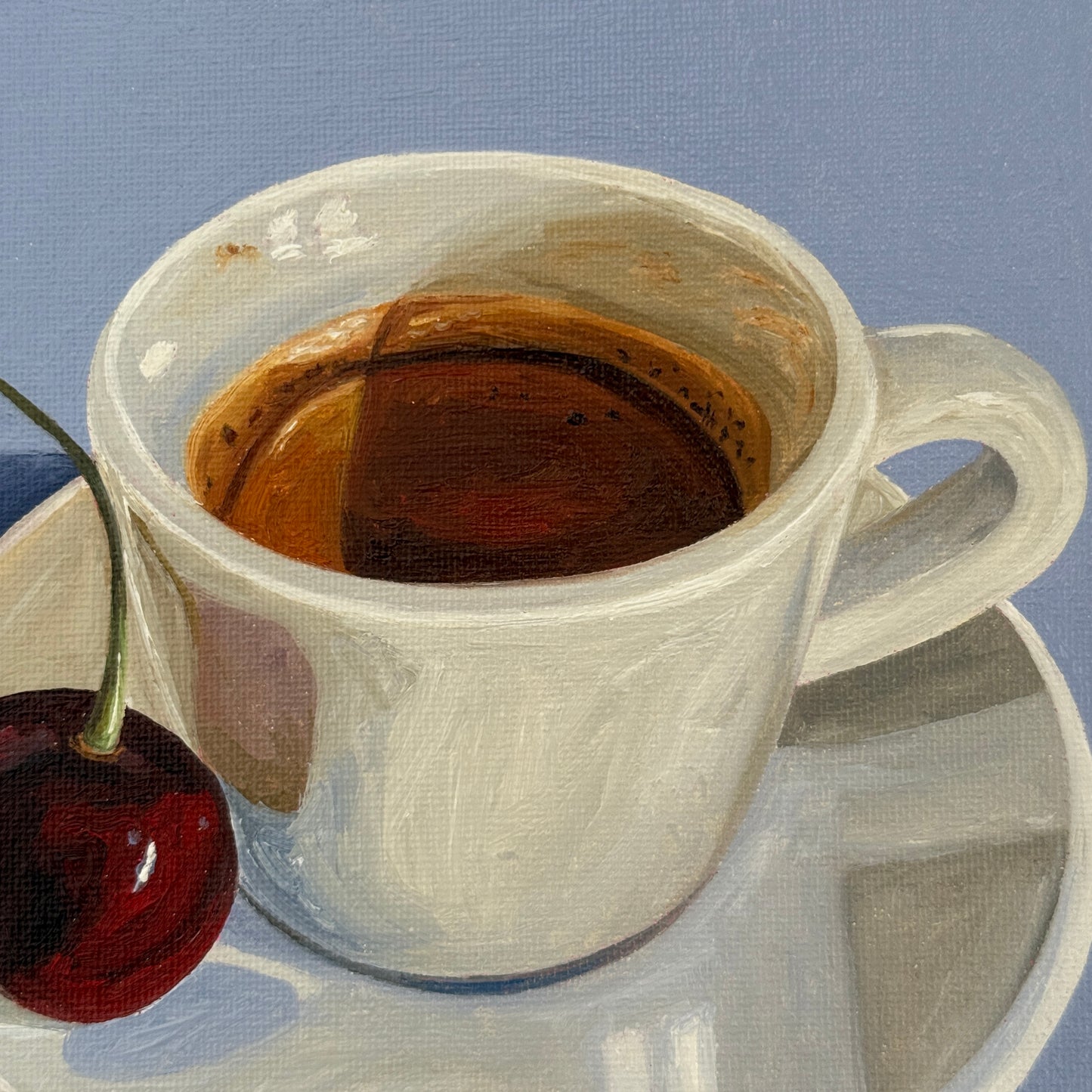 Espresso on Lavender - Reserved for auction
