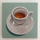 Espresso on Soft Mint - Reserved for Auction