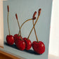 Cherries on Blue