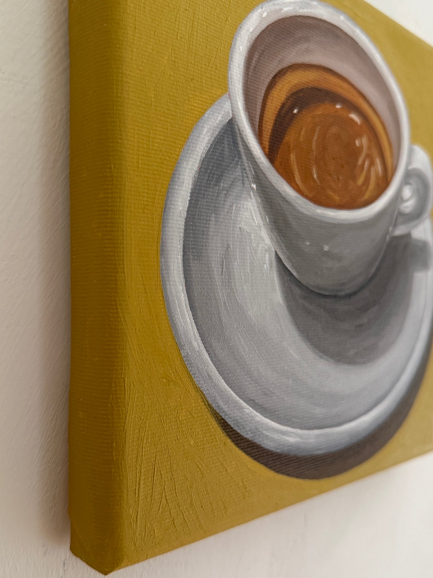 Espresso on Pyrite Yellow - Reserved