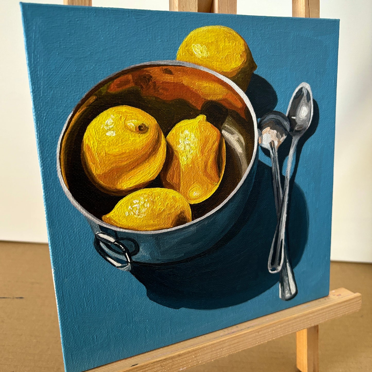 Lemons on Turquoise