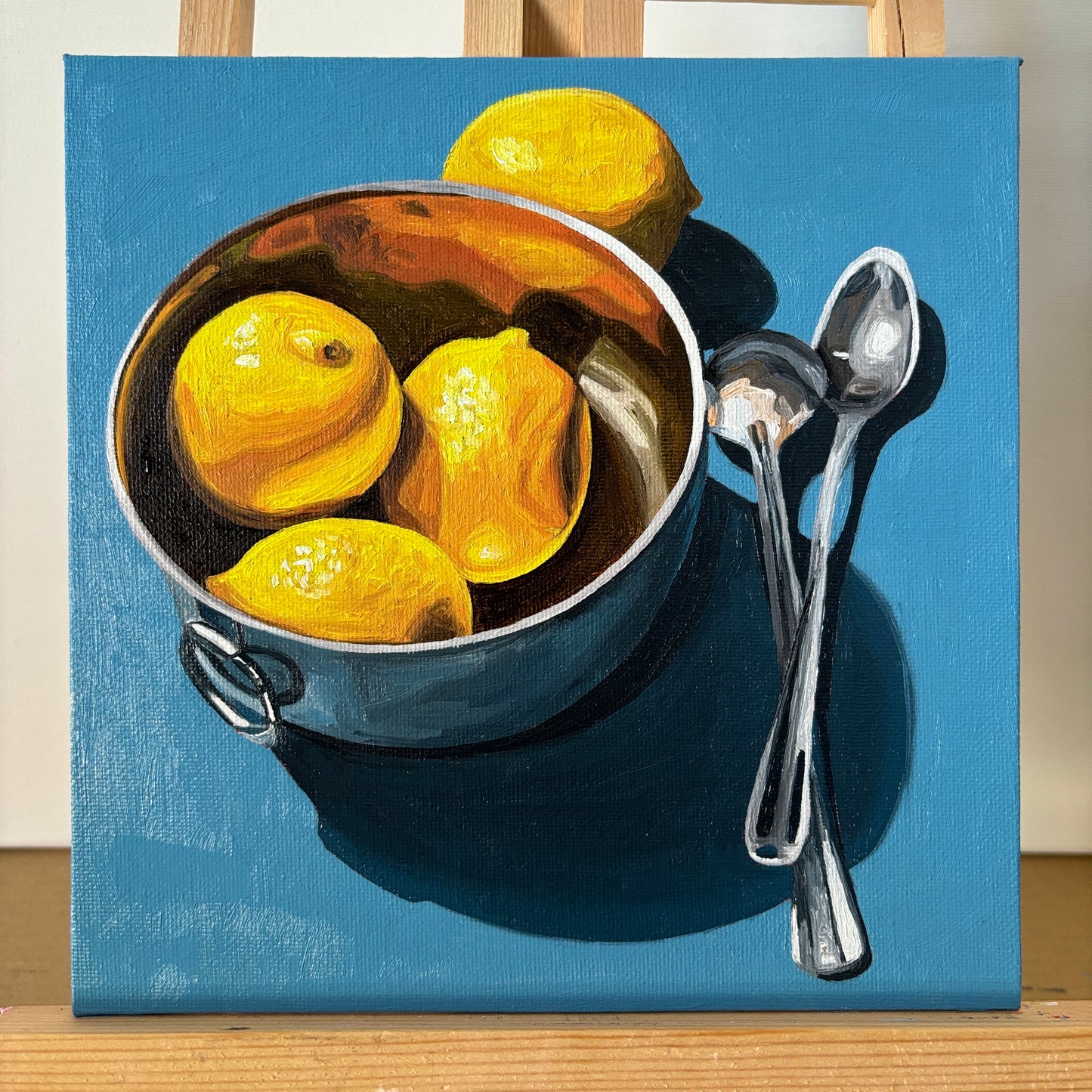 Lemons on Turquoise